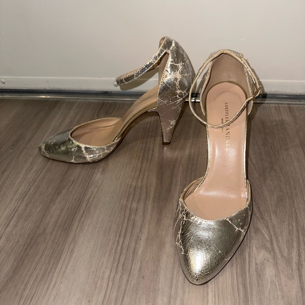 Loeffler Randall Silver Heels